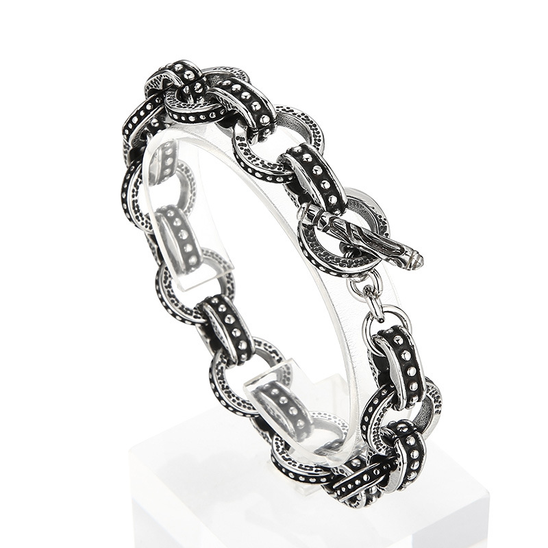Men'S Accessories Hand Bands - Pulsera de cadena de motorista Retro