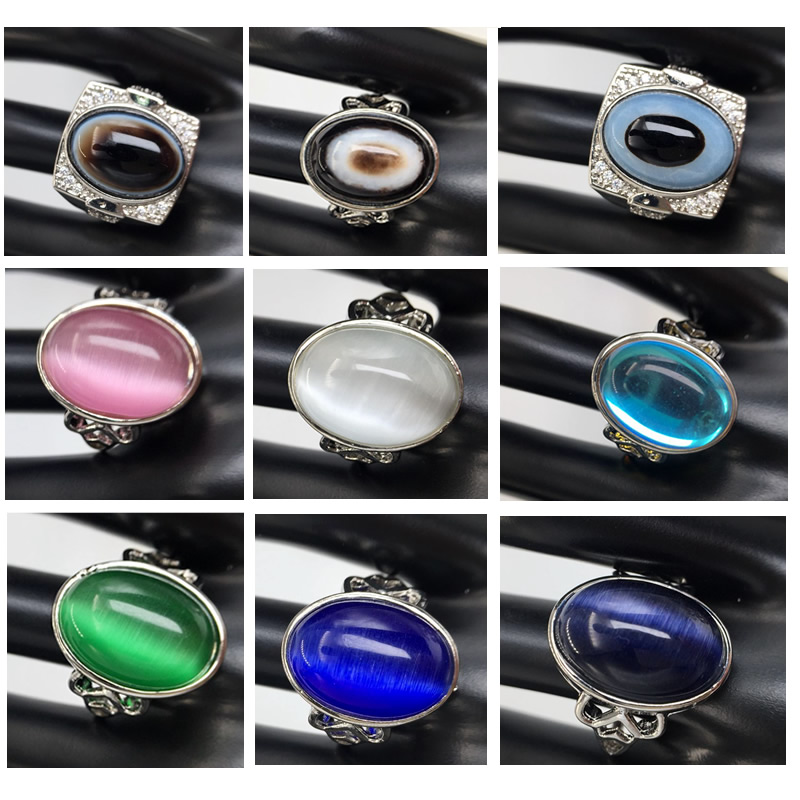 Men Accessories Evil Eye - Anillo de ojo de gato de
