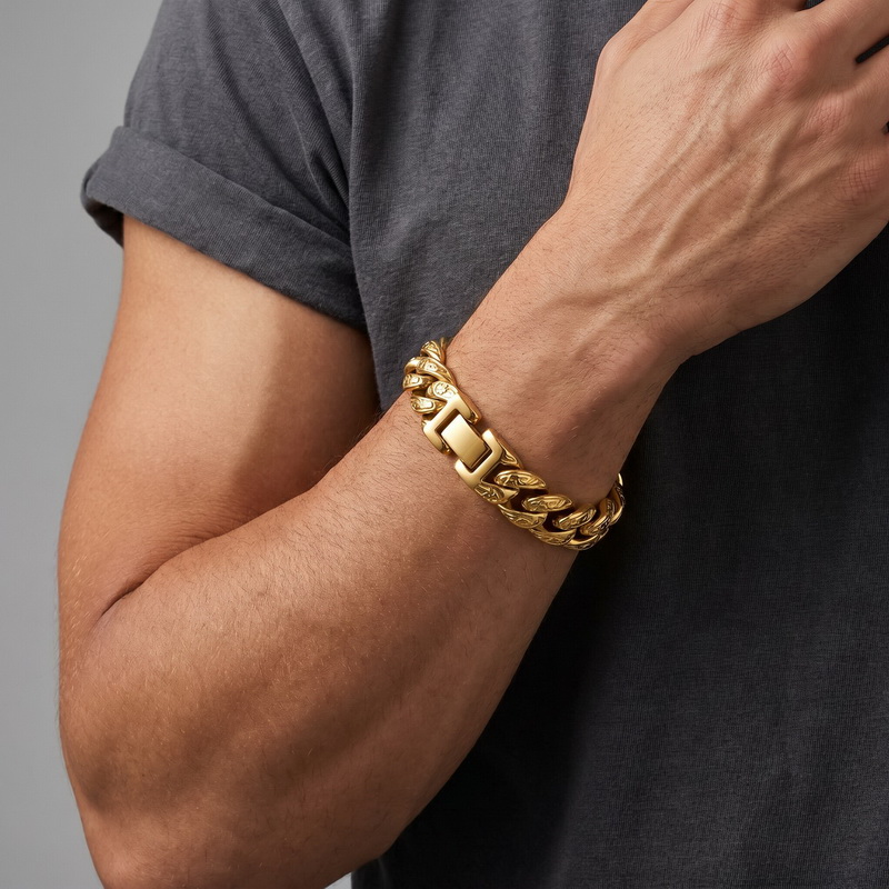 Men'S Accessories Hand Bands - Pulsera para hombre de 13 mm