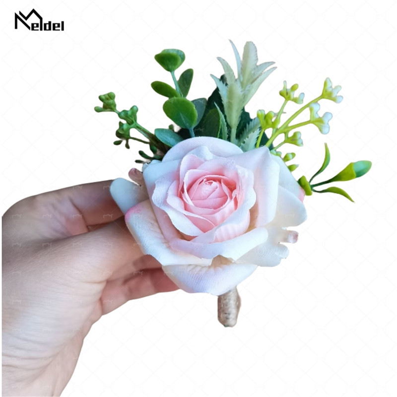 Men Accessories For Wrist - Ramillete de boda Boutonnieres flores para