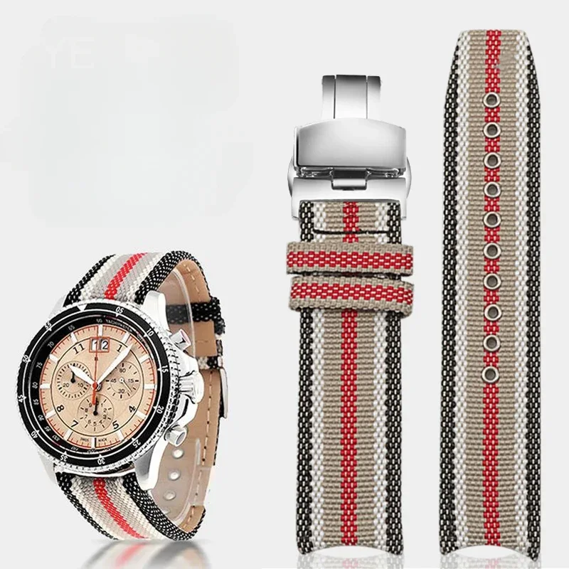 Men'S Accessories Burberry - Correas de reloj de nailon tejido