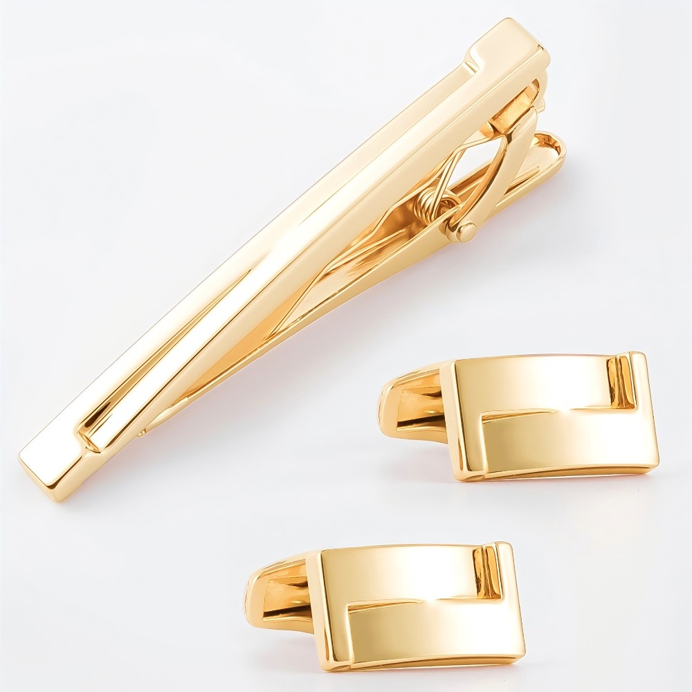 Men'S Accessories Essentials - Un Par de Gemelos Brillantes de
