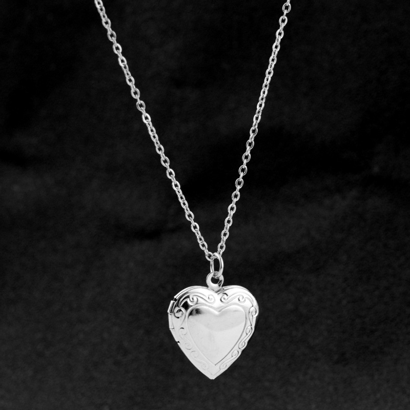 Men Accessories Locket - Collares con colgante de medallón de