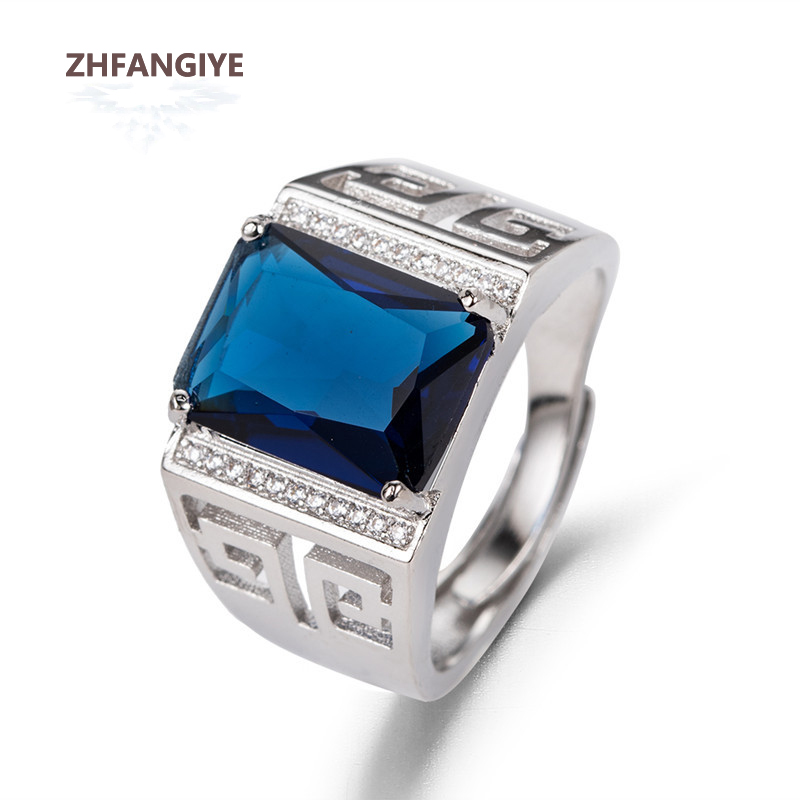 Men'S Accessories Hand Bands - Anillo de plata 925 para hombre,