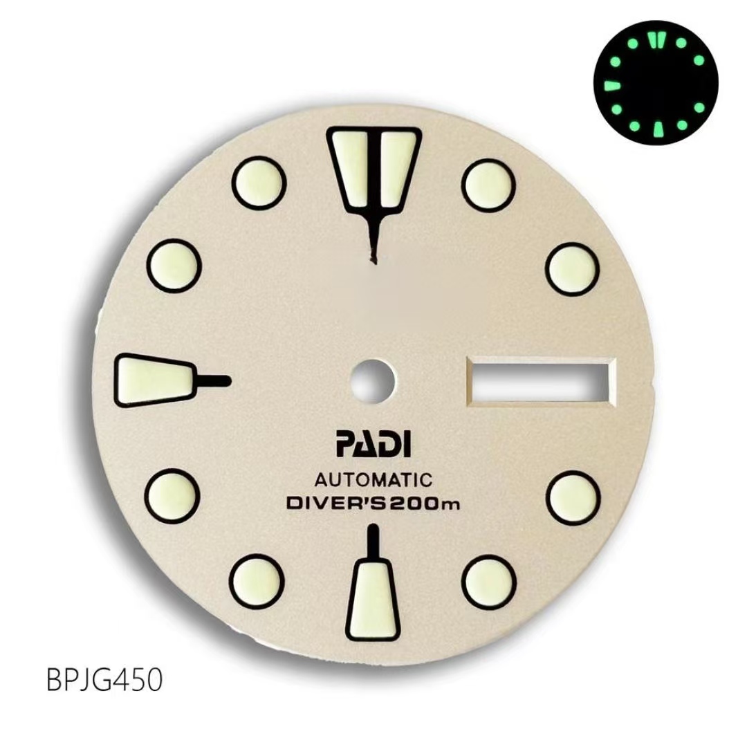 Men Accessories Logo - Esfera de reloj NH36 PADI S
