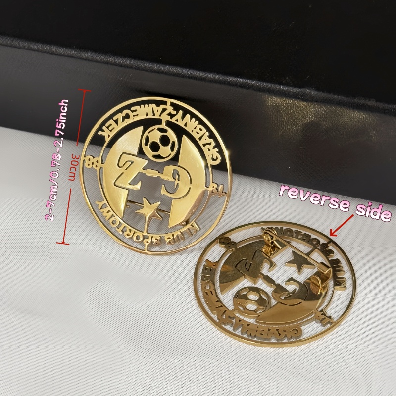 Broche con logotipo personaliz - Men Accessories Logo reseña y precio