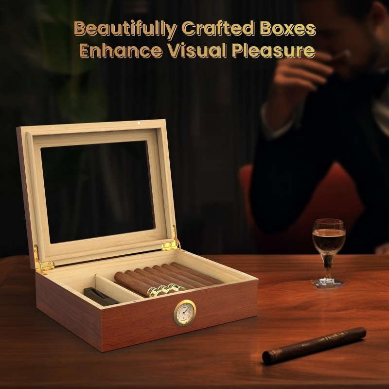 Caja de humidificador de cigar - Men Accessories Gift Box reseña y precio