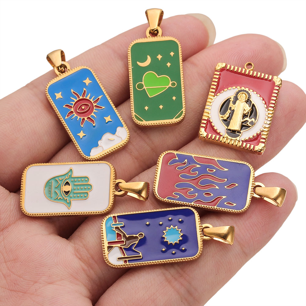5 piezas de acero inoxidable e - Men Accessories Evil Eye reseña y precio