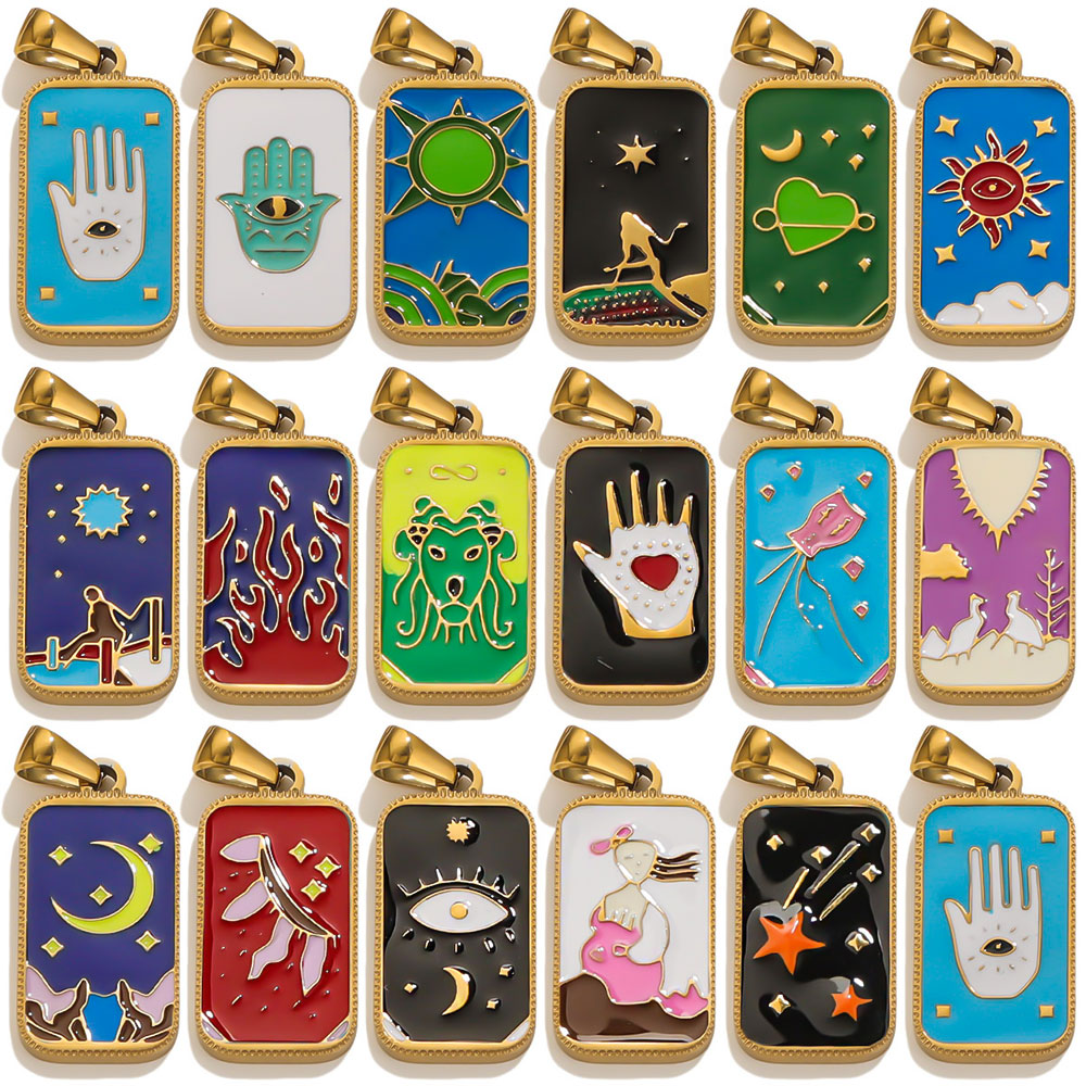 5 piezas de acero inoxidable e - Men Accessories Evil Eye reseña y precio