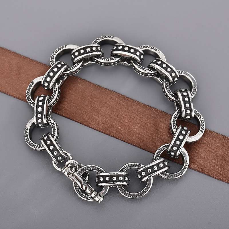 Pulsera de cadena de motorista - Men'S Accessories Hand Bands reseña y precio