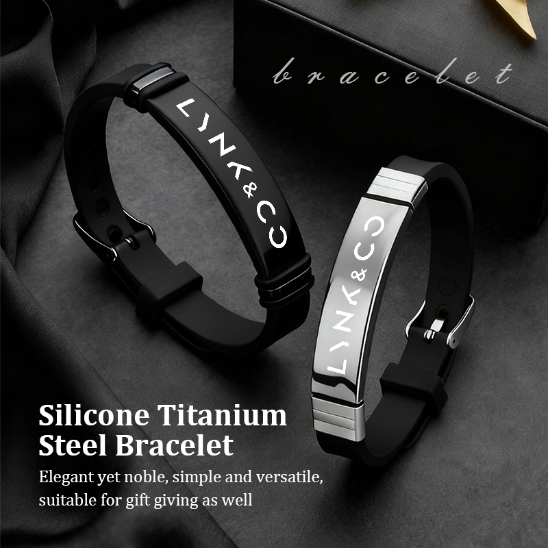 Pulsera de eslabones de acero  - Men Accessories Logo reseña y precio