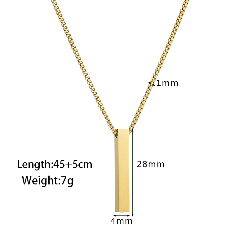 Collares con colgante cuadrado - Men Accessories Gift Box reseña y precio