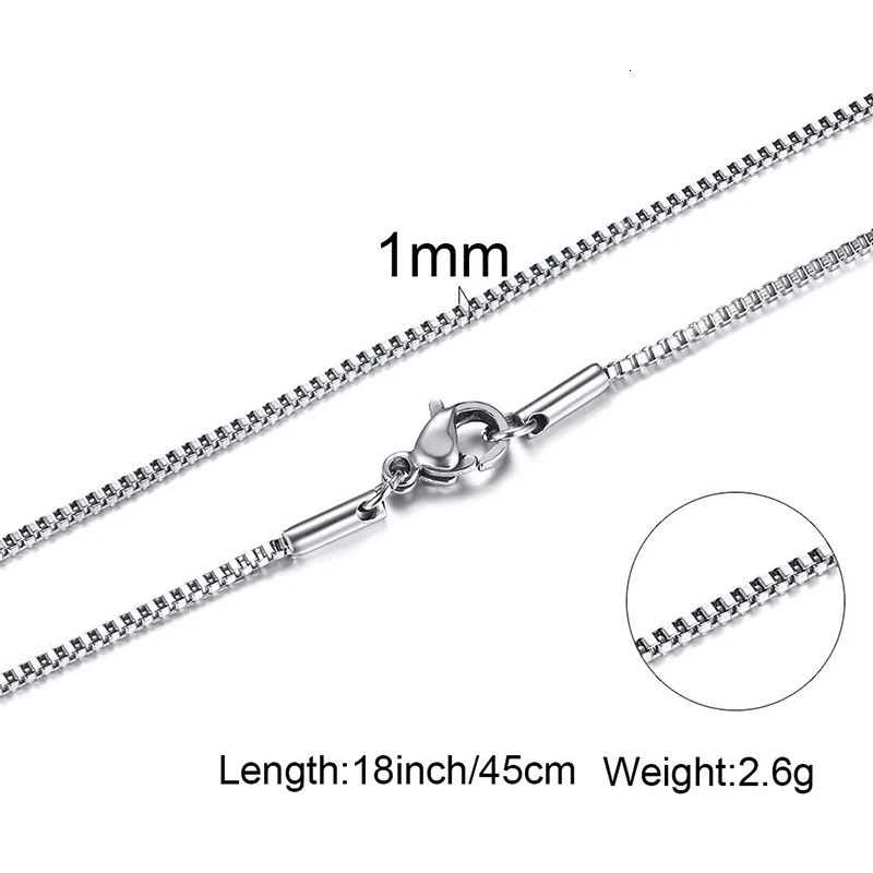 Collar de cadena de caja delga - Men Accessories Gift Box reseña y precio