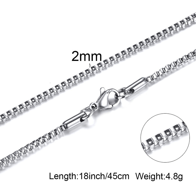 Collar de cadena de caja delga - Men Accessories Gift Box reseña y precio