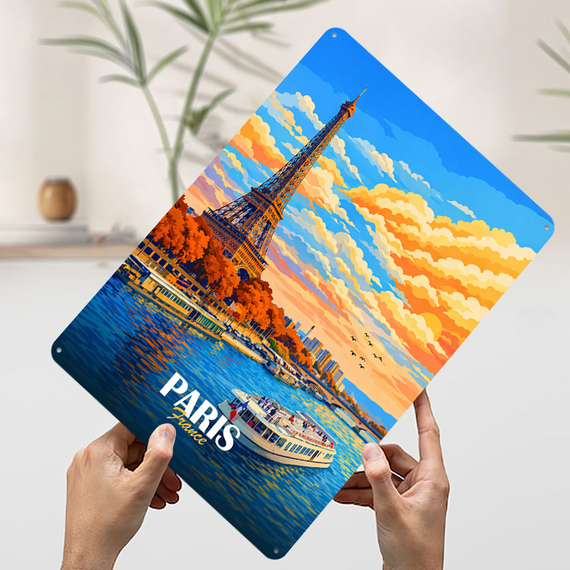 Póster de metal con textura 3D - Men'S Accessories Paris reseña y precio