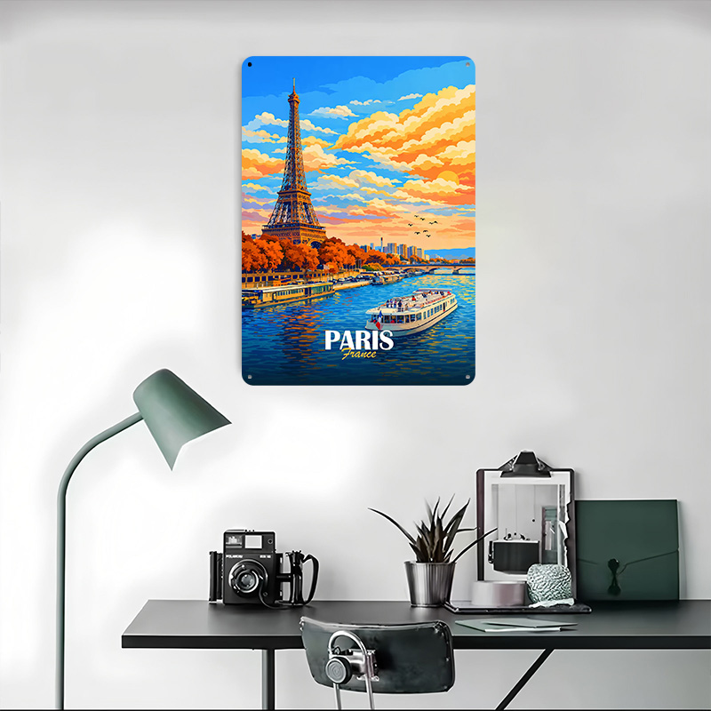Póster de metal con textura 3D - Men'S Accessories Paris reseña y precio
