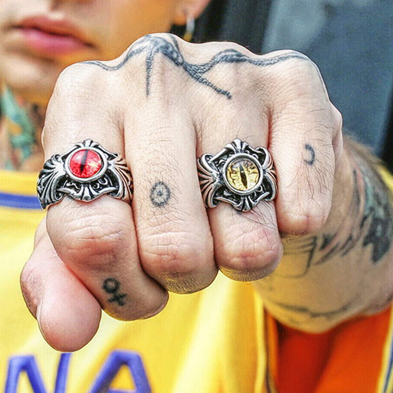 Anillo abierto Retro vides mal - Men Accessories Evil Eye reseña y precio
