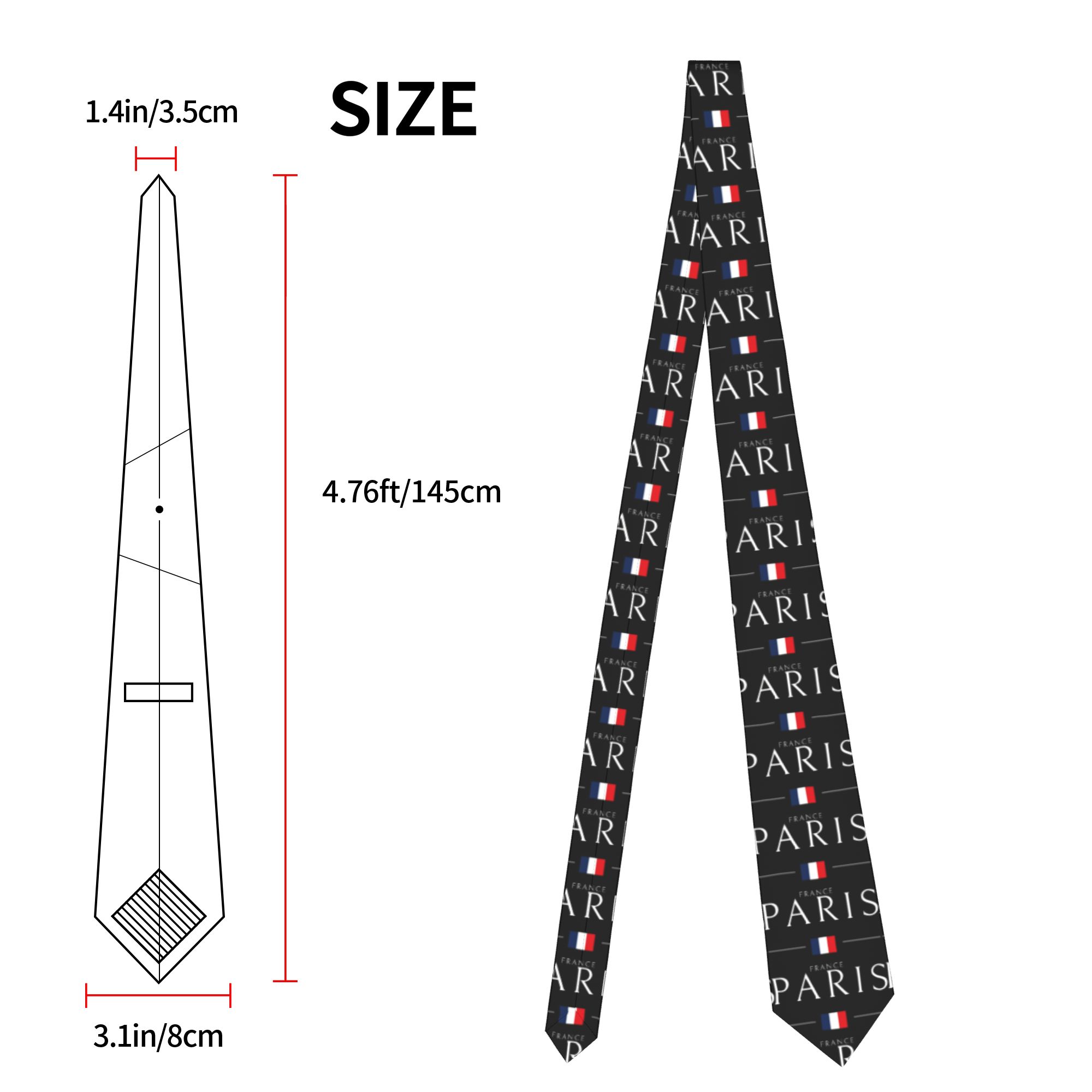 Corbata con estampado minimali - Men'S Accessories Paris reseña y precio