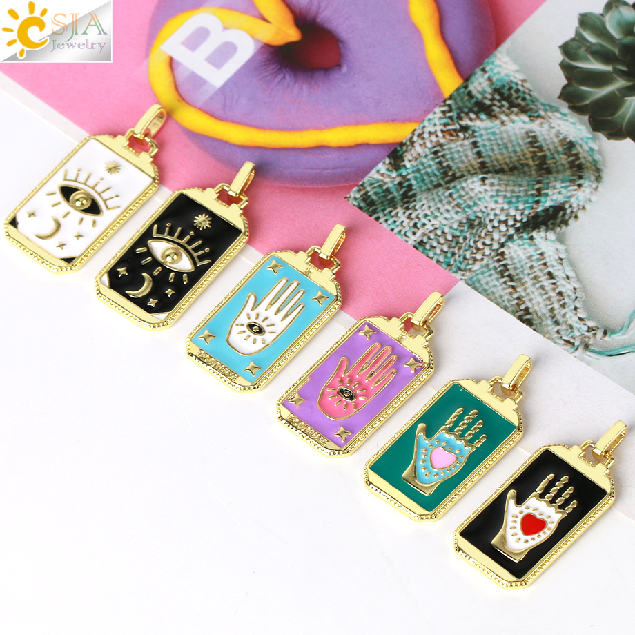 Colgante de cartas de Tarot es - Men Accessories Evil Eye reseña y precio