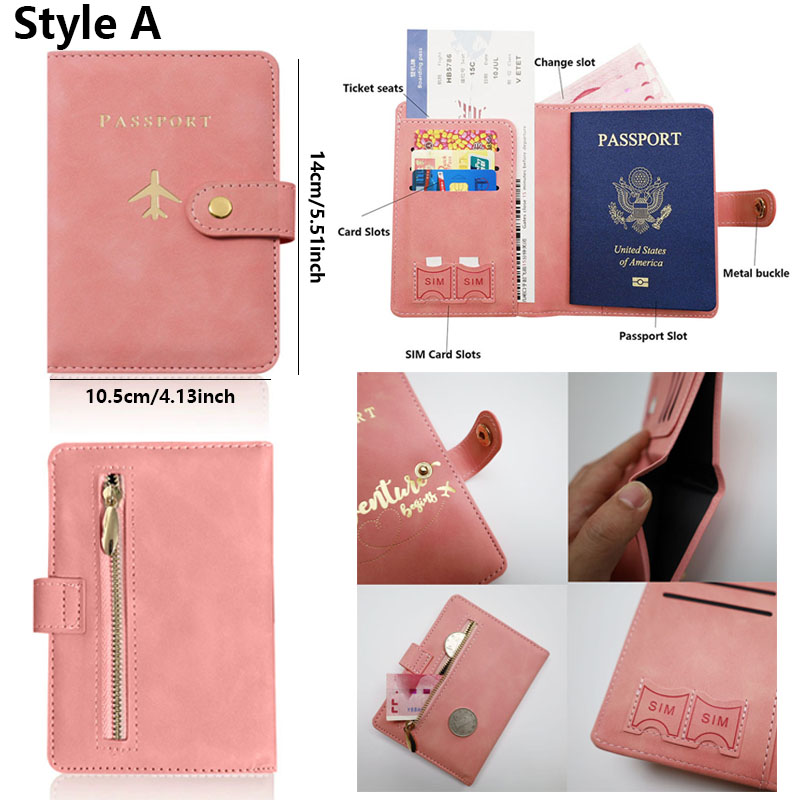 Funda de cuero para pasaporte, - Men'S Accessories Essentials reseña y precio