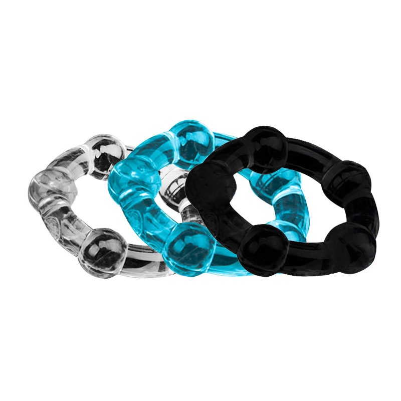 3 unids/set anillos de silicon - Men Accessories Combo reseña y precio