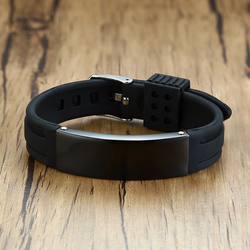 Pulsera de silicona personaliz - Men Accessories For Wrist reseña y precio