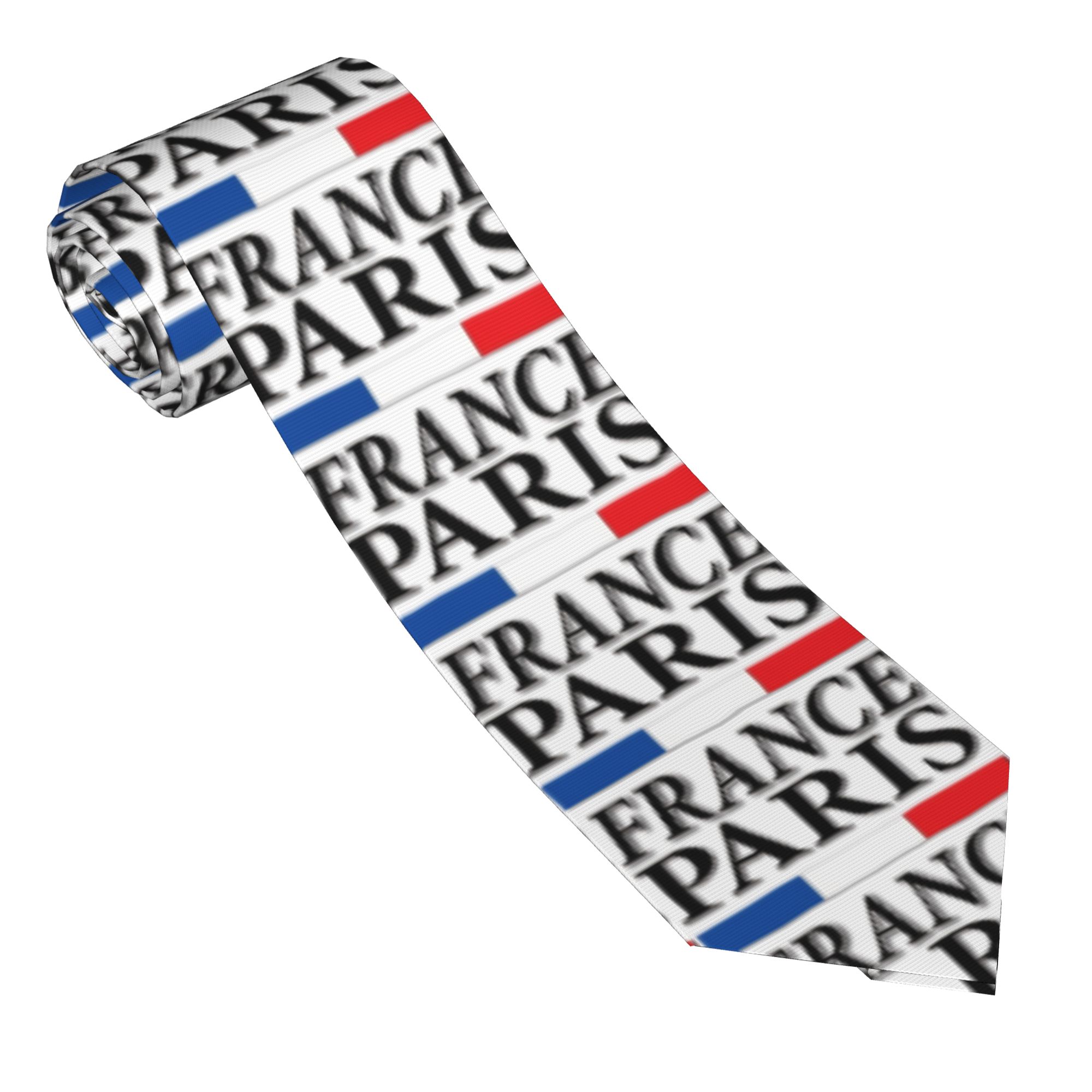 Corbata con bandera francesa d - Men'S Accessories Paris reseña y precio