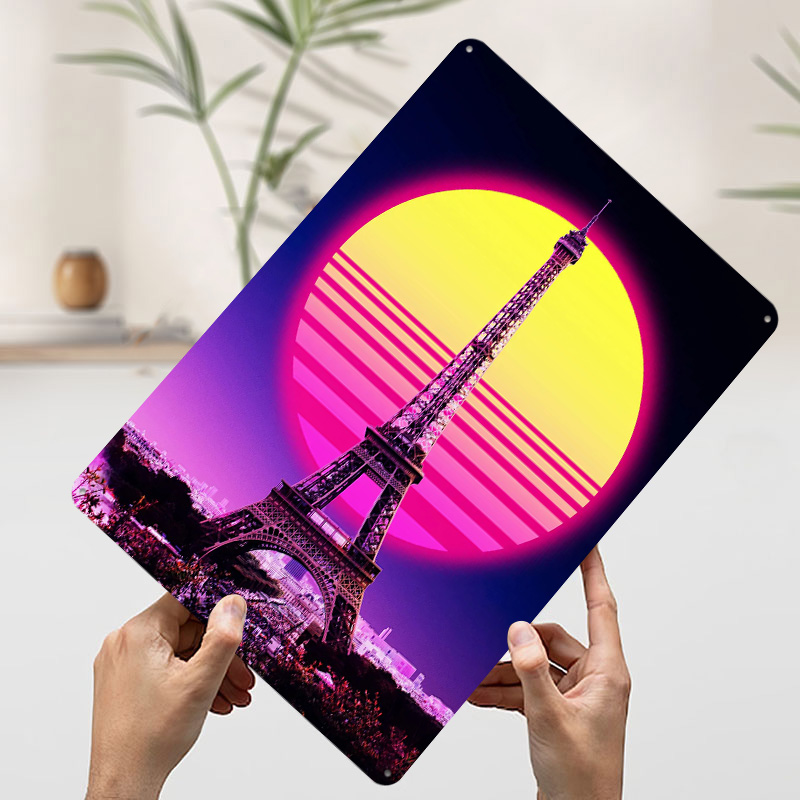Letrero Metálico Decorativo 3D - Men'S Accessories Paris reseña y precio