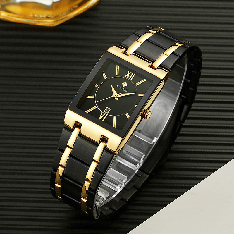 Marca WWOOR, pulsera de oro de - Men Accessories For Wrist reseña y precio