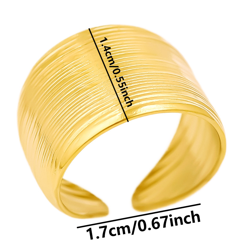 Anillo ancho de moda de Corea, - Men Accessories Drawing reseña y precio