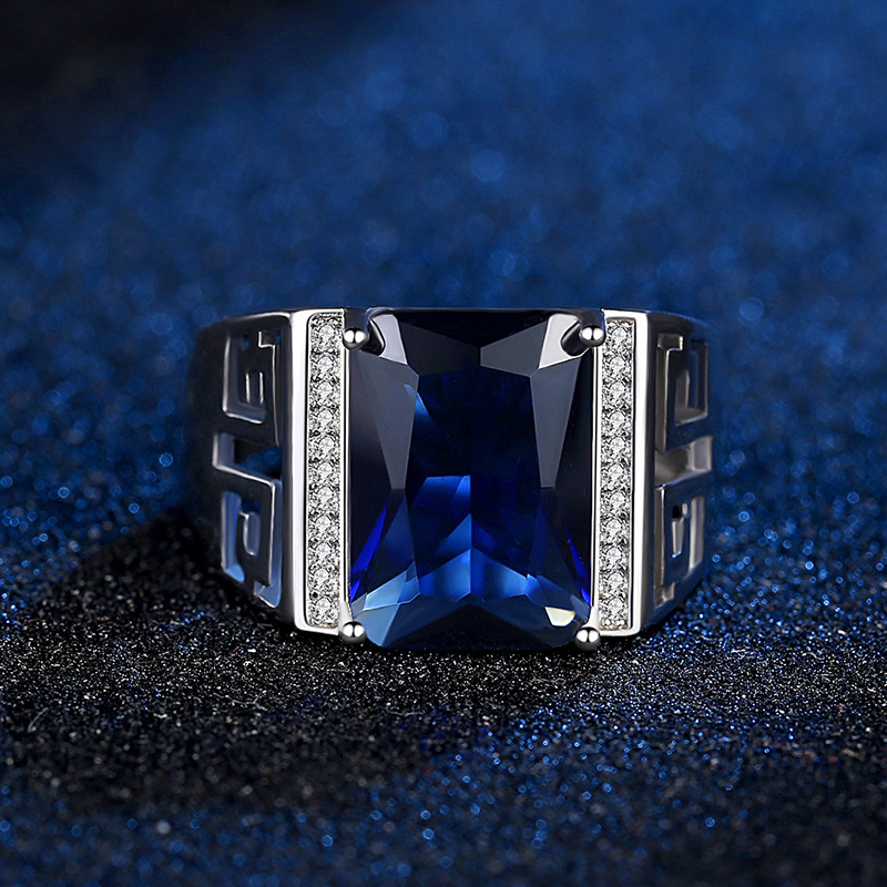 Anillo de plata 925 para hombr - Men'S Accessories Hand Bands reseña y precio