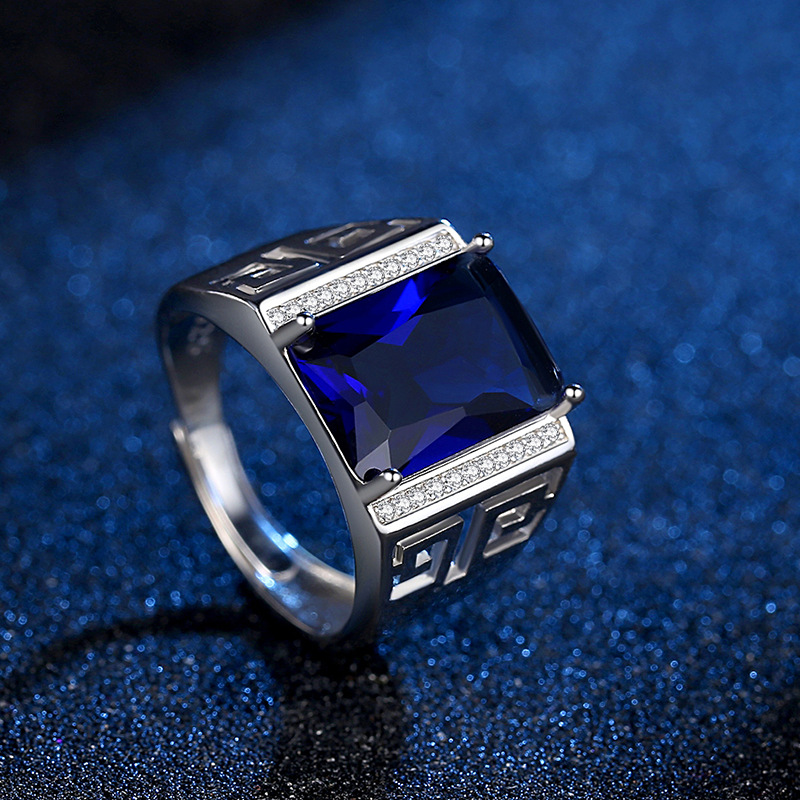 Anillo de plata 925 para hombr - Men'S Accessories Hand Bands reseña y precio