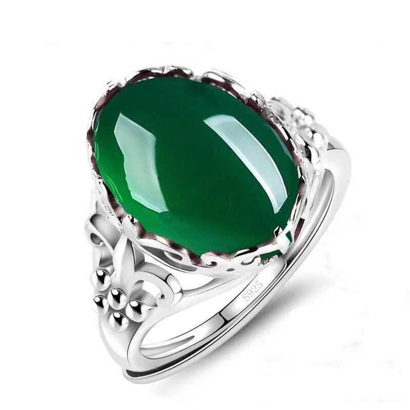 Anillo de Calcedonia Azul Natu - Men'S Accessories Hand Bands reseña y precio